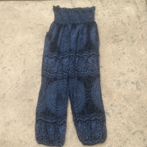 Bangkok Harem Pattern Boho Harem Pants Bundle of 3 Women's Size S - Picture 8 of 12